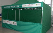 zielony namiot