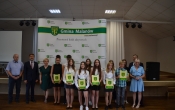 uczniowie klas siodmych SP Malanow