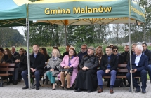 Uroczyste zakonczenie prac w oczyszczalni sciekow w Malanowie    