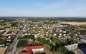 widok z lotu ptaka na Malanow