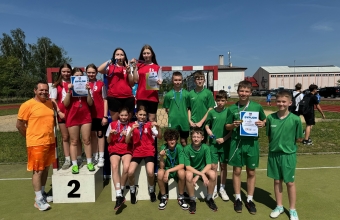 Srebrne Mistrzostwa Powiatu w Czwórboju Lekkoatletycznym Słodków