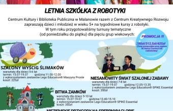 Letnia szkółka z robotyki w CKiBP