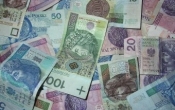 Rozsypane polskie banknoty 