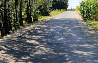 Kolejna droga asfaltowa w gminie Malanów