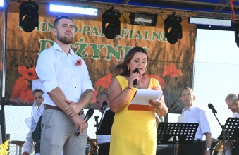 Podziękowania za pomoc w organizacji dożynek