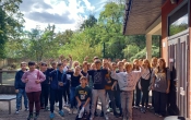 uczniowie klas szostych w orientarium