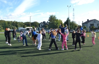 "Sportowy dzień z Aktywną Szkołą" na orliku w Malanowie