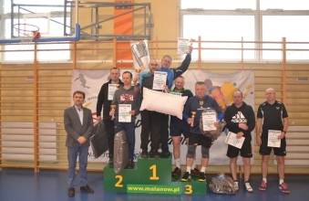 IV Otwarty Deblowy Turniej Tenisa Stołowego dla pary Robert Iwulski/Robert Sowiński