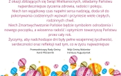 Pastelowa Pisanki Wielkanoc Kartka z zyczeniami
