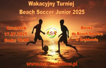 Wakacyjny Turniej Beach Soccer Junior 2025 - zapisy