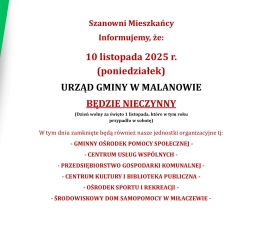 informacja 10listopadaUG