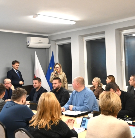 Anna Majda na sesji Rady Gminy Malanów