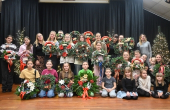 Wianki bożonarodzeniowe - magia tworzenia w CKiBP w Malanowie