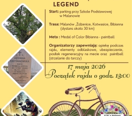 Rowerem po szlaku historii, sladami Chopina i debowych legend(1)