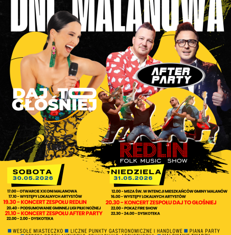 Plakat– Dni Malanowa 2026
