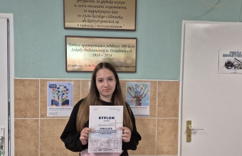 Aleksandra Poturała finalistką ogólnopolskiego konkursu Chrzest Polski