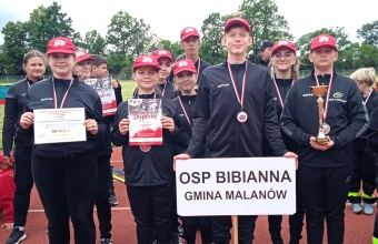 MDP Bibianna na podium zawodów powiatowych!