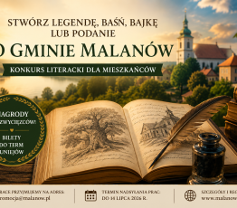 kolorwa grafika z pejzazem na pierwszym planie stara ksiega ptasie pioro i atrament
