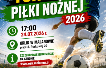 Wakacyjny Turniej Piłki Nożnej 2026 - zapisy